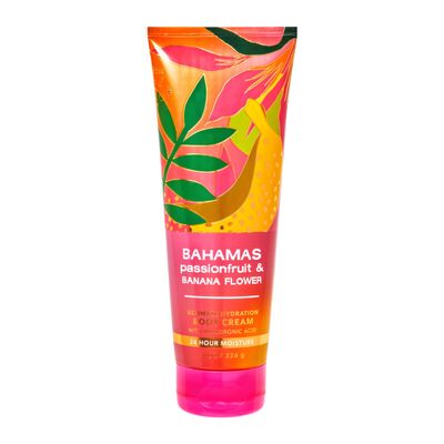 Bath and Body Bahamas Passionfruit & Banana Flower Moisturizing Body Cream - 8 Oz