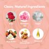 Rose Petal Scrub Foot & Body Exfoliator and Lip Scrub Bundle - 100% Natural Vegan Skin Care by Handmade Heroes view 3