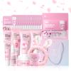 LAIKOU Sakura Skincare Set for Teen Girls, Complete 34PCS Face Care Kit, Christmas Pamper Gift Set for Women & Teenage Girls, Hydrating & Nourishing Travel-Friendly Daily Facial Skincare Routine view 1