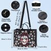 LEVLO Jigsaw Killer Tote Bag Horror Movie Fans Gift I Want To Play A Game Jigsaw Killer Shoulder Bag Horror Movie Merch (Play A Game LT) view 2