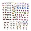 16 Sheets Butterfly Nail Stickers, Nail Decals, Butterfly Stickers for Nail Art, Fingernail Stickers, Nail Designs Butterflies Flowers Pattern Decorations for DIY Nails Designs Decoration view 3