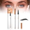 2024 New Eyebrow Pencil with 4 Fork Tip, Microblading Eyebrow Makeup Magic Pencil, 3D Eye Brow Makeup Long-Lasting Waterproof (Black) view 1
