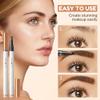 2024 New Eyebrow Pencil with 4 Fork Tip, Microblading Eyebrow Makeup Magic Pencil, 3D Eye Brow Makeup Long-Lasting Waterproof (Black) view 4
