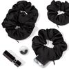 Pocket Scrunchies Hair Ties with Hidden Zipper Stash Scrunchy Ponytail Holder Secret Compartment Items view 1
