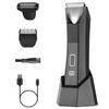Moclever Electric Groin Hair Trimmer for Men, 2-in-1 Ball & Body Groomer, Cordless Pubic Hair Shaver, Beard & Body Trimmer, Waterproof IPX7 Wet/Dry Razor w/LED Light, LCD Display, Ceramic Blades view 1