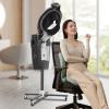BANEBONE Hair Steamer Machine Professional Salon Hair Steamer with LCD Panel, Wheel - Multi-Function Hair Steamer Machine 12 Light Colors for Stylists Salon SPA Black Hair Care Dye Oil Treatment view 2