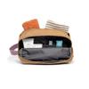 Lefrik - Kei Washbag - 100% Recycled Fabric - Eco Friendly, Toffee, Toiletry Bag view 2