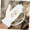 Veemoon 6pairs Anti-static Microfiber Gloves for Jewelry Inspection Etiquette and Cleaning Comfortable Protective Gloves for Watches Glasses and Exhibitions view 4
