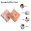 2 PC Silicone Exfoliating Body Scrubber, Silicone Body Shampoo Brush, Soft Silicone Loofah for Sensitive Skin, Shower Silicone Hair Scalp Massager, Easy to Clean, Lather Well(Gray&Pink) view 3