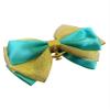 Jasmine Inspired Princess Hair Bow Teal Gold Bow/Alligator Clip/Genie Bow by Inspired Bows view 4