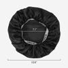 Red by Kiss Men's Silky Satin Hair Bonnet, Soft Anti-Frizz Fabric, All Hair Types, No Slip Wide Band Comfort, Anti Breakage Protection, Daily Wear view 3