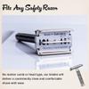 Royal Shave Premium Double Edge Stainless Steel Blades, Fits All Safety Razors, Long Lasting Shaving Razor Blades (Made in Germany) 50 Count Pack view 3