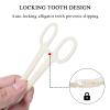 Piercing Clamps 25Pcs Piercing Forceps Septum Forceps Clamps Septum Slotted Disposable Piercing Clamps for Ear Nose Lip Navel Tongue Septum Belly Piercing Kit Piercing Tools view 2