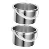 FOMIYES 2pcs Electric Wax Melt Warmer Inner Pot Aluminum Wax Pot Replacement for Hair Removal Waxing Bowl and Convenient Liner for Salon and Home Use view 1