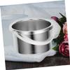FOMIYES 2pcs Electric Wax Melt Warmer Inner Pot Aluminum Wax Pot Replacement for Hair Removal Waxing Bowl and Convenient Liner for Salon and Home Use view 4