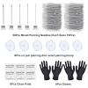 Piercing Kit - Judero 66Pcs Piercing Kit Includes Mixed 50Pcs Ear Nose Piercing 12G 14G 16G 18G 20G Hollow 6Pcs Piercing Discs 6Pcs Clean Tools 4Pcs Gloves for Ear Nose Navel Nipple Lip Tongue Piercing Tools view 2
