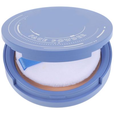 FOMIYES Matte Pressed Foundation Powder Compact - Waterproof Dry and Wet Powder Cake for Natural Coverage Oil Control Touch up Makeup Lightweight Face Compact for All-Day Wear