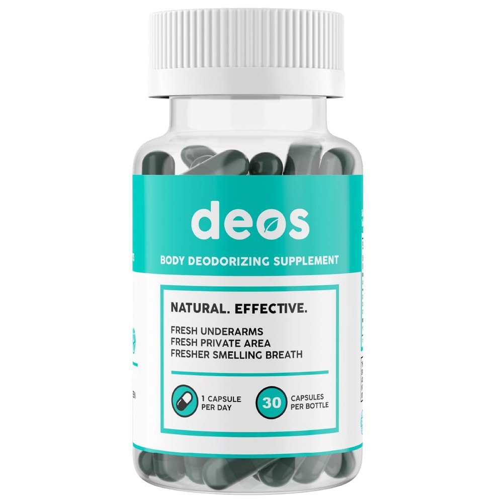 DEOS Internal Deodorant Supplement [Natural Odor Control] Capsules 30 Pcs