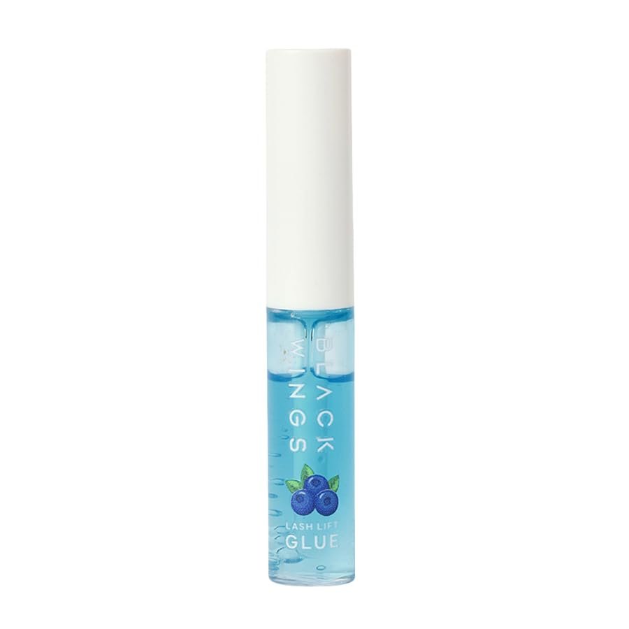 BLACKWINGS Lash Lift Glue Balm Adhesive Eyebrow Brow Wax Styling Water Solubility Colorful Salon Makeup Beauty Eyelash Lift Perm Kit Tool Permanent (Blue)