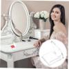 BIUDECO 4pcs Diy Empty Eyeshadow Plates Plastic Small Makeup Pans for Cosmetics view 3