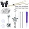 judero Belly Piercing Kit 16Pcs Belly Button Piercing Kit Includes 2Pcs 14G Belly Button Rings 1Piercing Clamp 4Piercing Kits 4Clean Pad 2Piercing Discs 1Marker Pen 2Gloves Piercing Supplies view 1