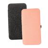 PAMINGONO 2pcs Eyelash Tweezers Case Portable Tweezer Storage Holder for Eyelash Grafting Tools Durable Pouch Pink Black Efficient Organizer for Extensions view 1