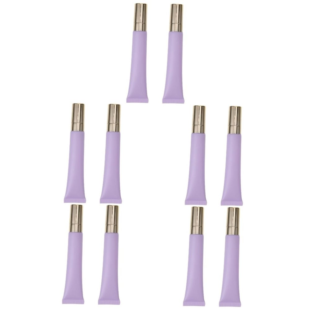 TOVINANNA 5sets Empty Eye Cream Squeeze Tube Refillable Cream Tube Essential Oil Dispenser Makeup Applicator Portable Beauty Product Storage 2pcs*5