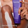 Flamingo Shaving Prep and Post Care Set for Women - Smoothing Shave Prep Scrub and Soothing Post Shaving Serum - Glow Shave Collection view 3