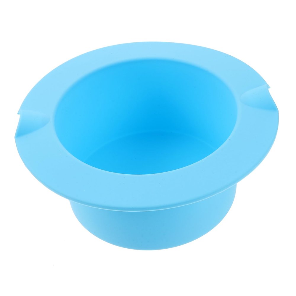 Hemoton 3pcs Wax Melting Bowl Silicone Hair Removal Wax Warmer Inner Pot for Home Salon Use Compact Design for Easy Storage Non- Material Waxing Supplies
