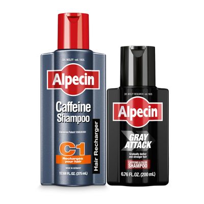 Alpecin C1 Shampoo & Gray Attack Bundle