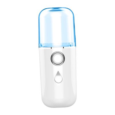 FRCOLOR USB Charged Mini Handheld Humidifier Portable Replenishment Instrument for Women Lightweight Face Mist Sprayer for Travel and Daily Random Style