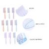 SOESFOUFU 10pcs Long Handle Nail Brush Set for Cleaning Fingernails and Cuticles Scrubbing Brush for Home Bathroom Kitchen and Garden Use view 4
