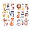 10PCS Tattoo Sticker Fake Tattoo Cute Watercolor Animal Cartoon Glitter Temporary Tattoo for Age 3 view 3