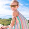 10PCS Tattoo Sticker Fake Tattoo Cute Watercolor Animal Cartoon Glitter Temporary Tattoo for Age 3 view 4