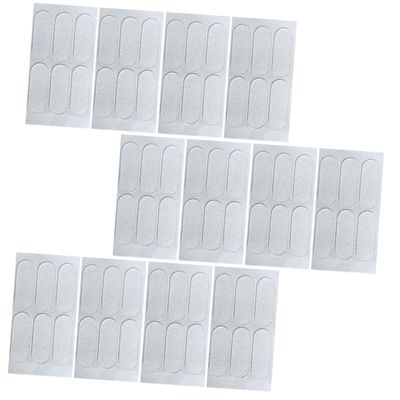 SECFOU 12sheets Transparent Silicone Ear Tape Discreet Ear Veneer Sticker for Women for Daily Use at Social Events