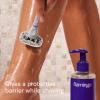 Flamingo Razor Shaving Set for Women - 5-Blade Razor, Nourishing Shave Oil, and Shower Holder - Lilac view 4