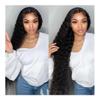 SHSWUD Wigs Synthetic Curly Wigs For Women Long Black Lace Front Wig Synthetic Hair Deep Wave Wig Breathable Wigs(26in) view 3