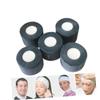 FOMIYES 5rolls Disposable Neck Strips for Hair Cutting Black Neck Paper for Barbers and Salons Convenient and Durable Hairdressing Supplies for Home Use view 2
