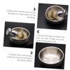 NOLITOY 2pcs Professional Shaving Brush Set Stainless Steel Soap Bowl Ergonomic Design for Effortless Wet Shaving for Men Fathers Day view 4