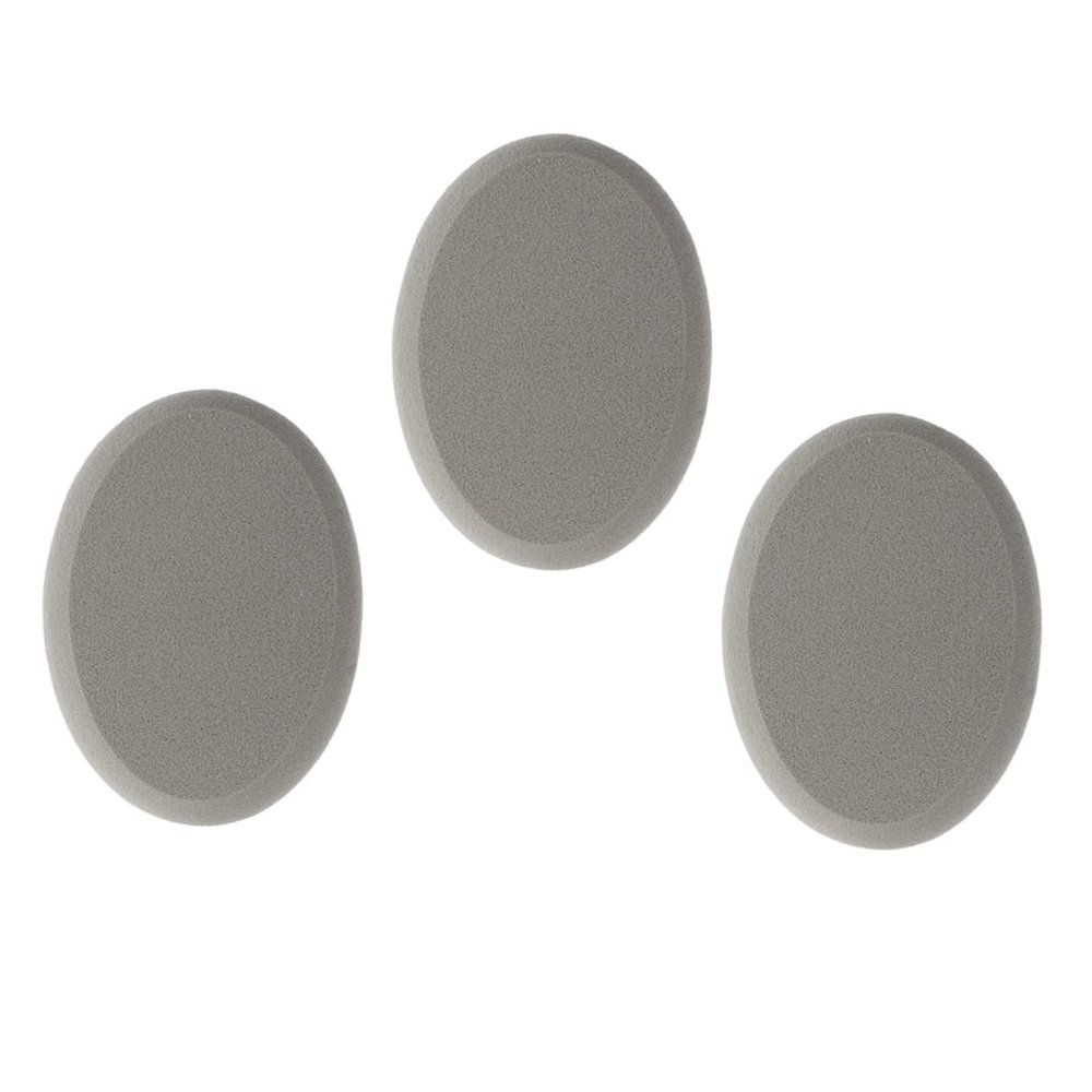 NOLITOY Makeup for Powder 3pcs Loose Powder Puff Oval Edges Ideal for Face Makeup Blending Hydrating Skin-friendly Washable