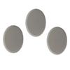 NOLITOY Makeup for Powder 3pcs Loose Powder Puff Oval Edges Ideal for Face Makeup Blending Hydrating Skin-friendly Washable view 1
