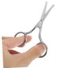 Baluue 8pcs Stainless Steel Hair Scissors Eyebrow Trimmer Scissors Safety Nose Hair Scissor Multi-function Grooming Tools for Men Women view 3