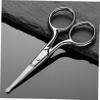 Baluue 2pcs Facial Hair Remover Scissors Women's Eyebrow Razor Nose Hair Trimmer Eyebrow Scissors Sturdy and Easy to Clean for Makeup view 2