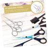 Baluue 2pcs Facial Hair Remover Scissors Women's Eyebrow Razor Nose Hair Trimmer Eyebrow Scissors Sturdy and Easy to Clean for Makeup view 4