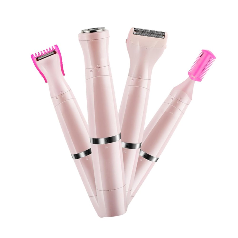 HAPINARY 1pc Electric Shaver for Women Armpit Trimmer Hair Removal Device USB Rechargeable and Painless Shaving Machine Pink