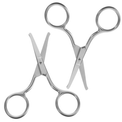 Baluue 10pcs Nose Hair Removal Scissors Eyebrow Razor for Women Beauty Scissors