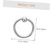 Baluue Body Piercing Set Kit Self Piercing Tools Tragus Jewelry Stainless Steel Allergy view 2