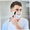Didiseaon 2pcs Manual Razor for Men Ergonomic Beard Shaver for Barbershop and Home Use Classic Straight Razor Gold Black for Close Shaving and Eyebrow Shaping view 4