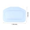 NOLITOY 2pcs Non-Slip Bathtub Pillow for Head and Neck Support Soft PVC Foam Bath Cushion with Strong Suction Cups for Spa Relaxation and Comfort view 2
