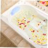 NOLITOY 2pcs Non-Slip Bathtub Pillow for Head and Neck Support Soft PVC Foam Bath Cushion with Strong Suction Cups for Spa Relaxation and Comfort view 3